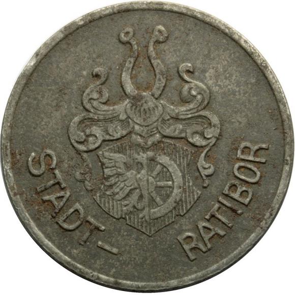 50 fenigów 1918 Racibórz Ratibor (2)