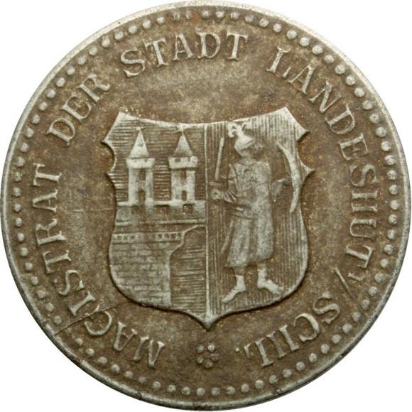 10 fenigów Kamiennna Góra Landeshut (2)
