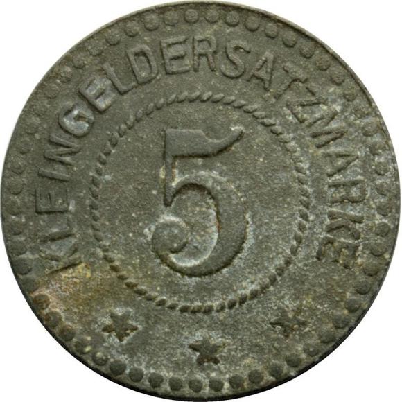 5 fenigów 1917 poligon Biedrusko Warthelager Weissenburg (2)
