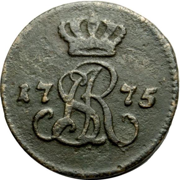 Półgrosz 1775 Stanisław August Poniatowski Warszawa (2)