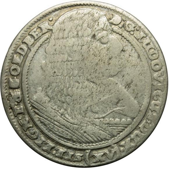 15 krajcarów 1662 Ludwik II Brzeski Księstwo Brzesko - Legnicko - Wołowskie Brzeg (1)