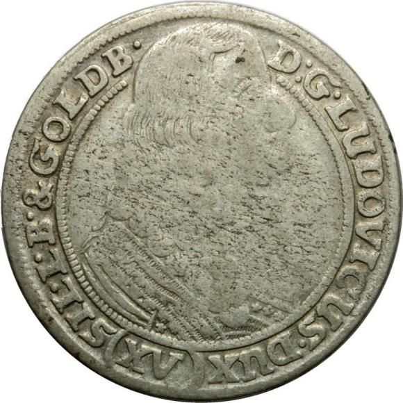 15 krajcarów 1663 Ludwik II Brzeski Księstwo Brzesko - Legnicko - Wołowskie Brzeg (1)