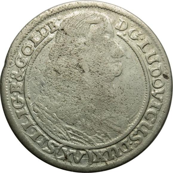 15 krajcarów 1663 Ludwik II Brzeski Księstwo Brzesko - Legnicko - Wołowskie Brzeg (1)