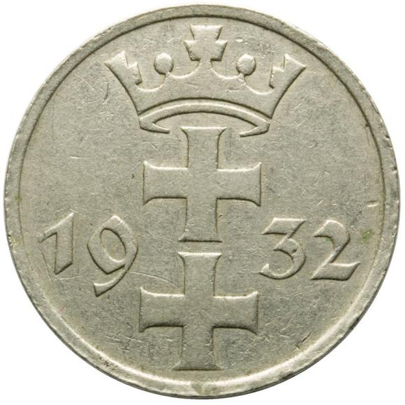 Gulden 1932 Wolne Miasto Gdańsk Utrecht (2)