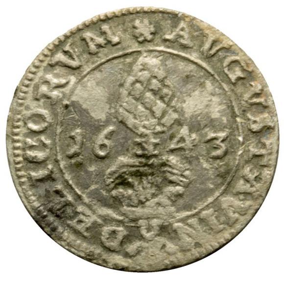 1 krajcar 1643 Niemcy Augsburg (1)