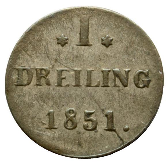 1 dreiling 1851 Hamburg (1)