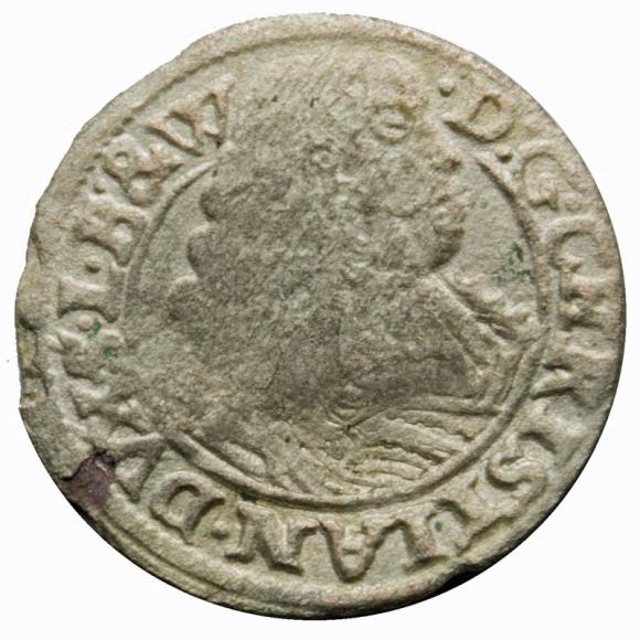 1 krajcar 1668 Chrystian Wołowski Księstwo Brzesko - Legnicko - Wołowskie Brzeg (1)