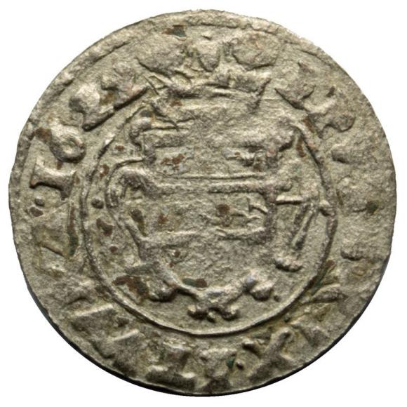 3 krajcary 1622 Karol Austriacki Księstwo Nyskie Biskupów Wrocławskich Nysa (1)