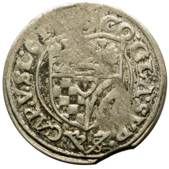 3 krajcary 1613 Karol II Podiebradowicz Księstwo Ziębisko - Oleśnickie Oleśnica (2)