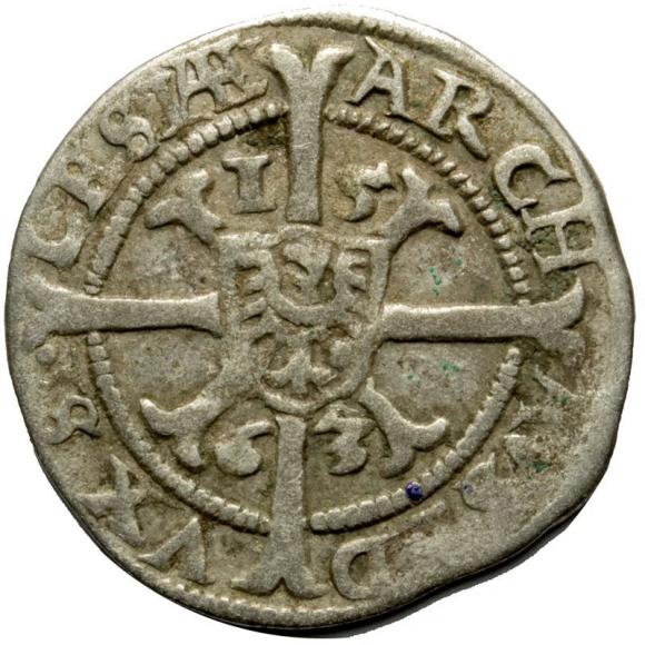 1 krajcar 1563 Ferdynand I Habsburg Wrocław (1)
