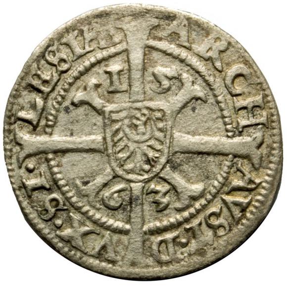 1 krajcar 1563 Ferdynand I Habsburg Wrocław (1)