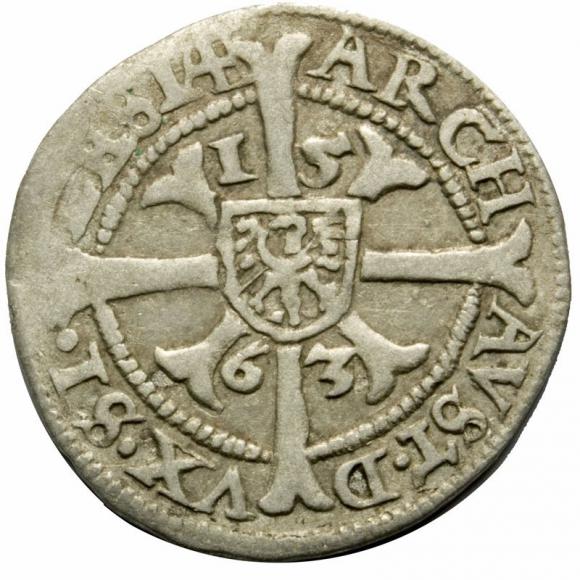 1 krajcar 1563 Ferdynand I Habsburg Wrocław (1)