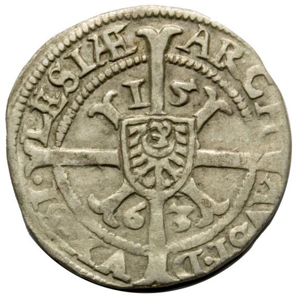 1 krajcar 1563 Ferdynand I Habsburg Wrocław (1)