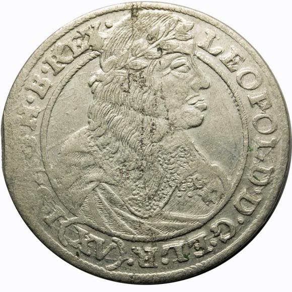 15 krajcarów 1663 Leopold I Habsburg Wrocław (1)