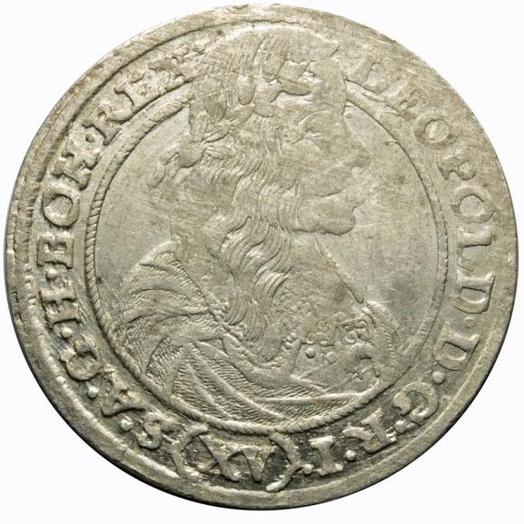 15 krajcarów 1664 Leopold I Habsburg Wrocław (1)