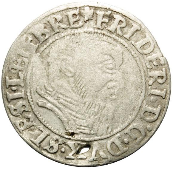Grosz 1544 Fryderyk II Legnicki Ksiestwo Brzesko - Legnicko - Wołowskie Legnica (1)
