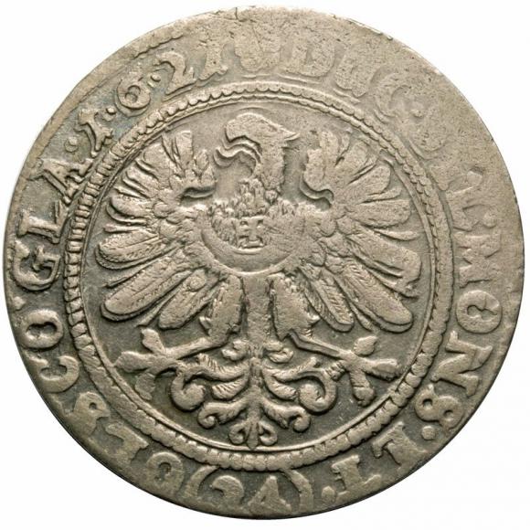 24 krajcary 1621 Henryk Wacław Karol Fryderyk Księstwo Ziębicko - Oleśnickie Oleśnica (2)