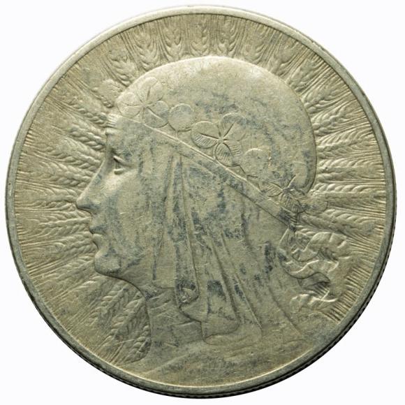 10 złotych 1933 Głowa Kobiety II RP Warszawa (1)