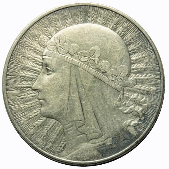 10 złotych 1933 Głowa Kobiety II RP Warszawa (1)