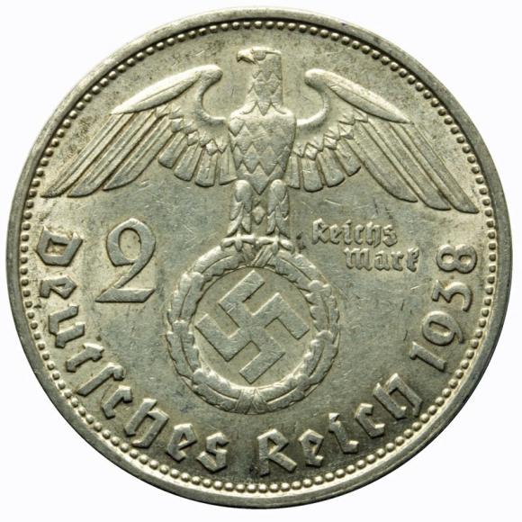 2 marki 1938 B Niemcy Wiedeń (2)