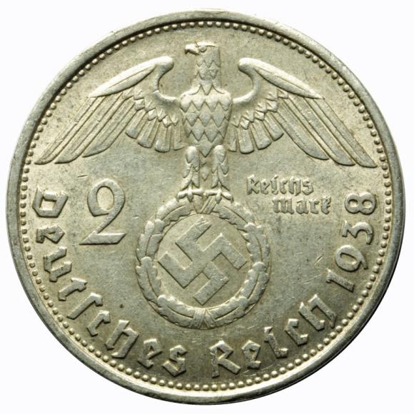 2 marki 1938 B Niemcy Wiedeń (2)