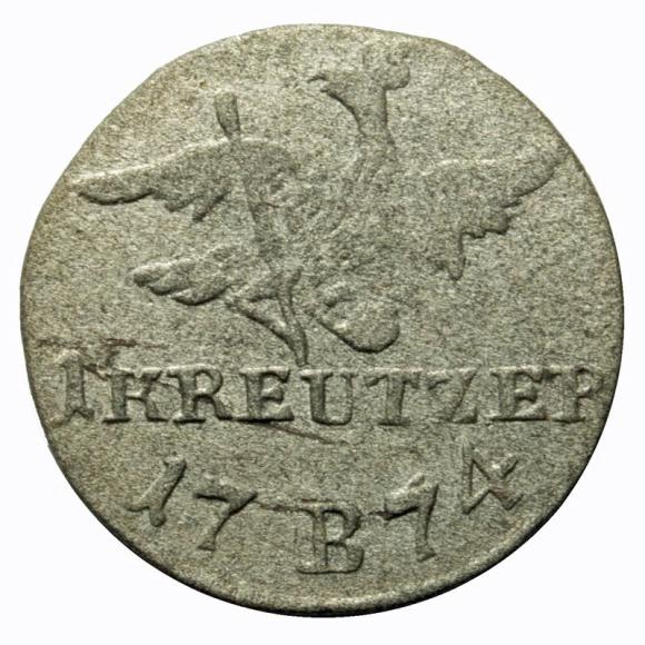 1 krajcar 1774 Fryderyk II Wielki Niemcy Wrocław (2)