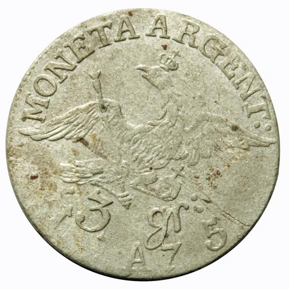 3 krajcary 1775 Fryderyk II Wielki Niemcy Brandenburgia (2)