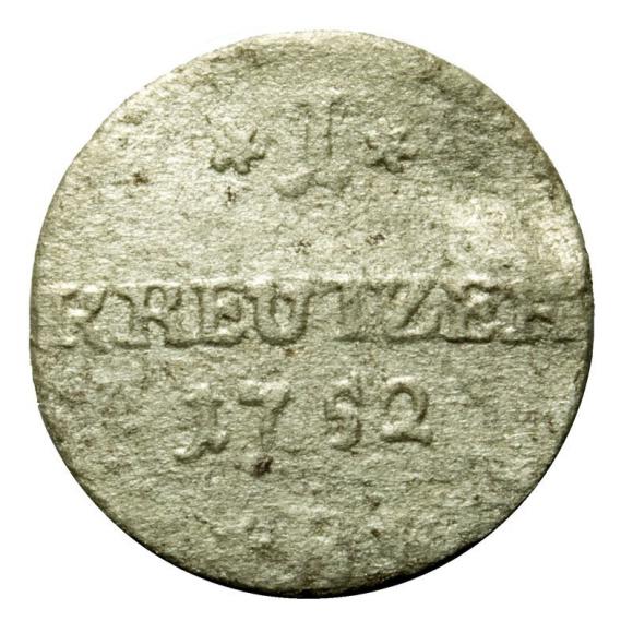 1 krajcar 1752 Fryderyk II Wielki Niemcy Wrocław (1)