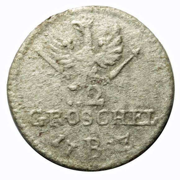 2 greszele 1753 Fryderyk II Wielki Niemcy Wrocław (2)