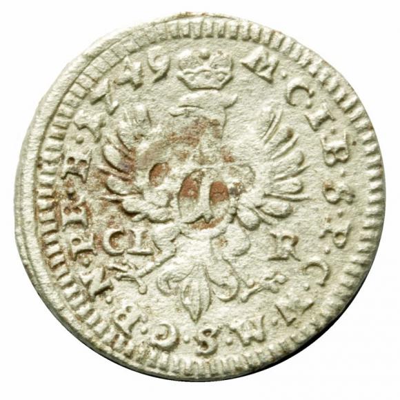 1 krajcar 1749 Fryderyk II Wielki Niemcy Bayereuth (2)