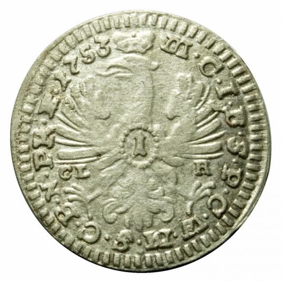 1 krajcar 1753 Fryderyk II Wielki Niemcy Bayereuth (2)