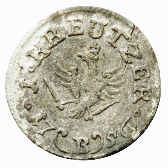 1 krajcar 1756 Fryderyk II Wielki Niemcy Wrocław (2)