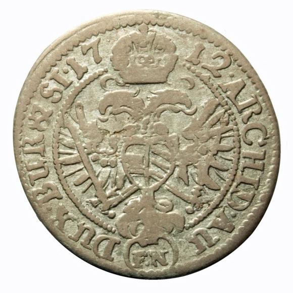 3 krajcary 1712 Karol VI Habsburg Śląsk Wrocław (2)