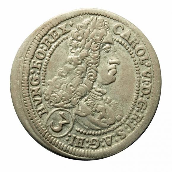 3 krajcary 1714 Karol VI Habsburg Węgry (1)