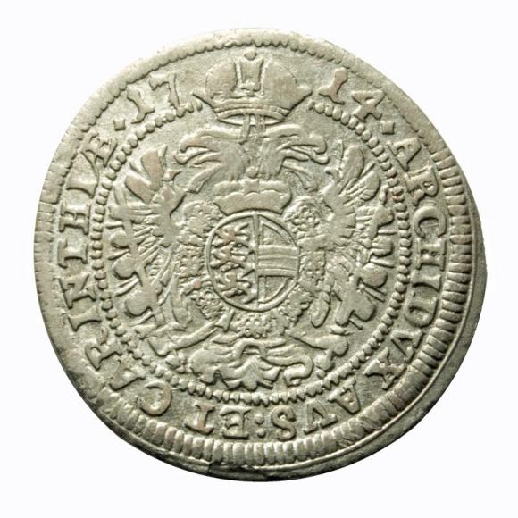 3 krajcary 1714 Karol VI Habsburg Węgry (2)