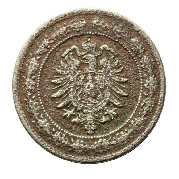 20 fenigów 1887 Fryderyk Wilhelm II Niemcy Stuttgart (1)