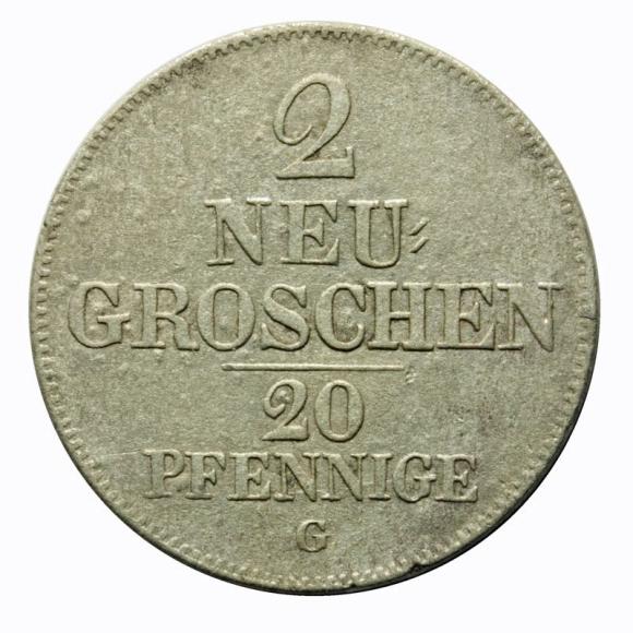2 nowe grosze 1842 Fryderyk August II Austria (1)