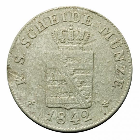 2 nowe grosze 1842 Fryderyk August II Austria (2)