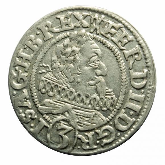 3 krajcary 1628 Ferdynand II Habsburg Wrocław (1)