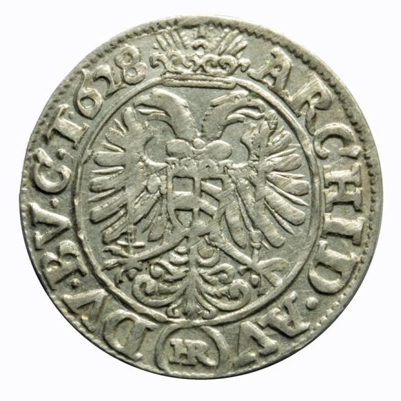 3 krajcary 1628 Ferdynand II Habsburg Wrocław (2)