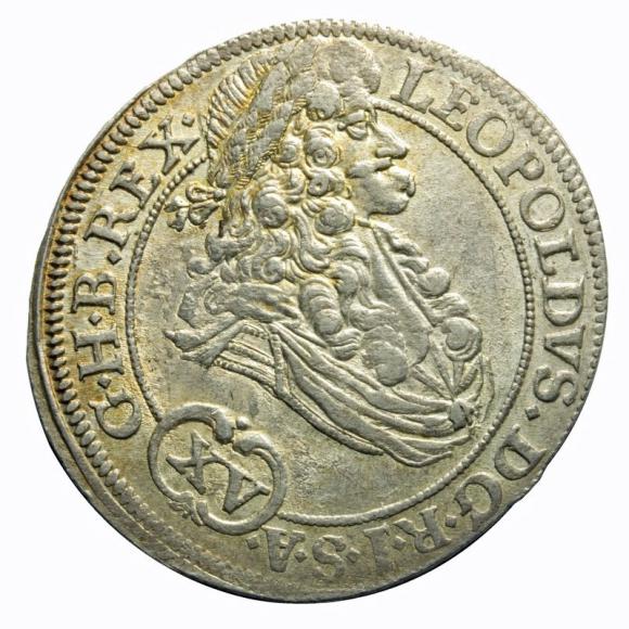 15 krajcarów 1694 Leopold I Habsburg Wrocław (1)