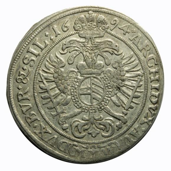 15 krajcarów 1694 Leopold I Habsburg Wrocław (2)