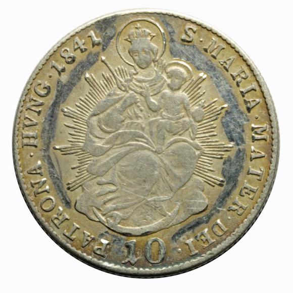 10 krajcarów 1841 Ferdynand V Habsburg Węgry Krzemnica (2)