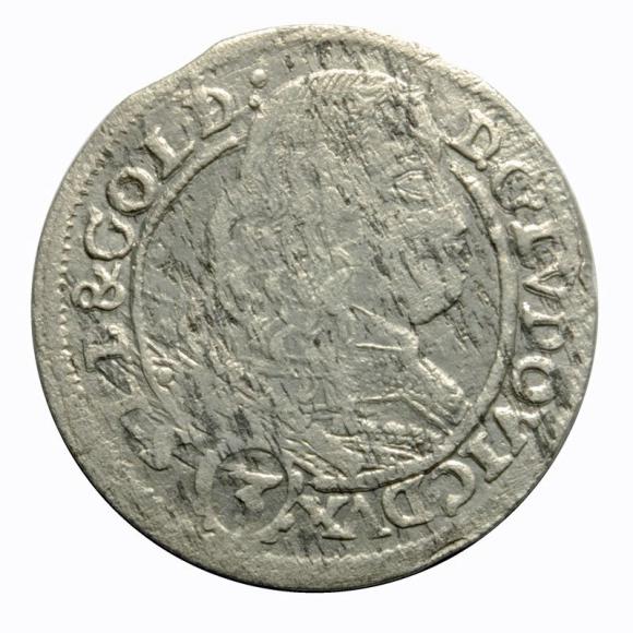 3 krajcary 1661 Ludwik IV Legnicki Księstwo Brzesko - Legnicko - Wołowskie Brzeg (1)