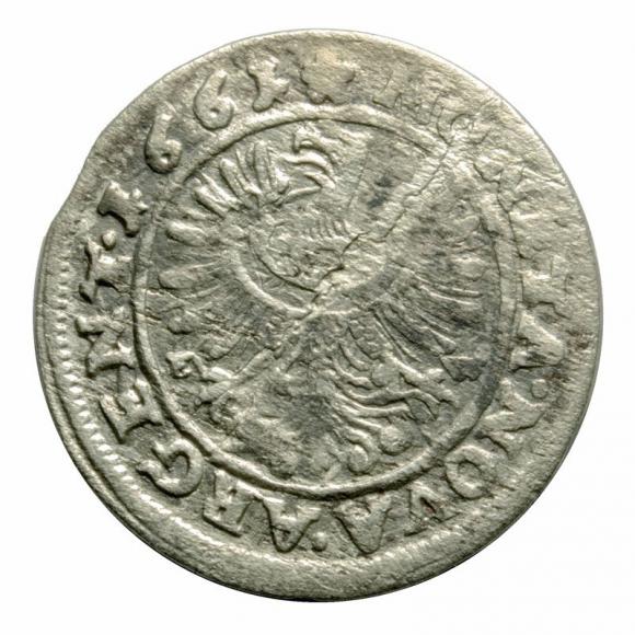 3 krajcary 1661 Ludwik IV Legnicki Księstwo Brzesko - Legnicko - Wołowskie Brzeg (2)