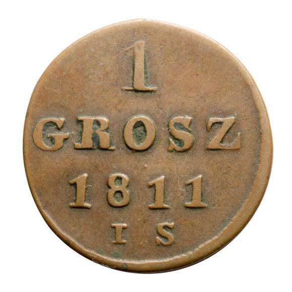 1 grosz 1811 Fryderyk August Księstwo Warszawskie Warszawa (1)