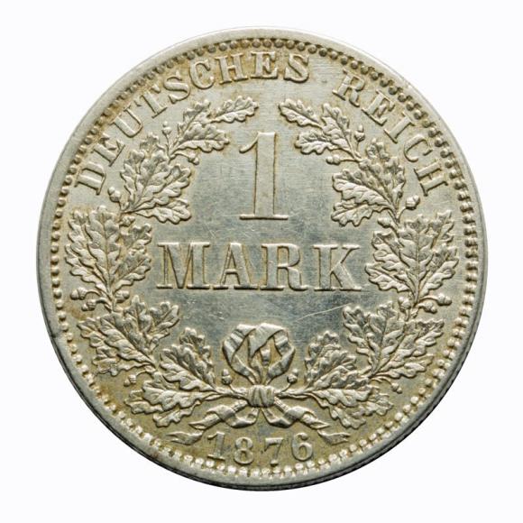 1 marka 1876 Wilhelm I Hohenzollern Niemcy Berlin (1)