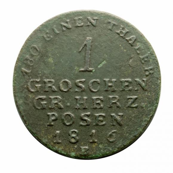 Grosz 1816 B Wielkie Księstwo Poznańskie Wrocław (1)