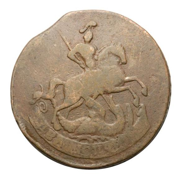 2 kopiejki 1758 Elżbieta Romanow Rosja (1)
