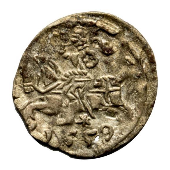 Denar 1559 Zygmunt II August Wilno (1)